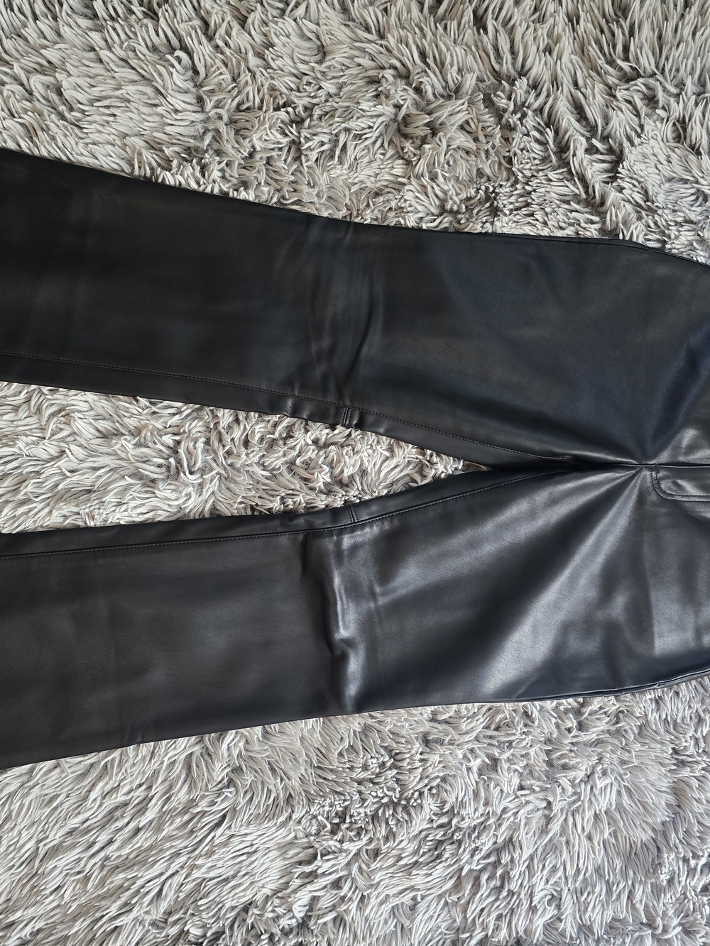 Banana Republic Black Faux Leather Skinny Jeans